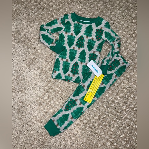 New Carters Christmas Tree Print Pajamas - Picture 5 of 12